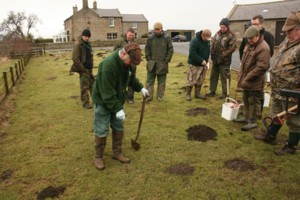 Would-be molecatchers learning the art at Lee Moor